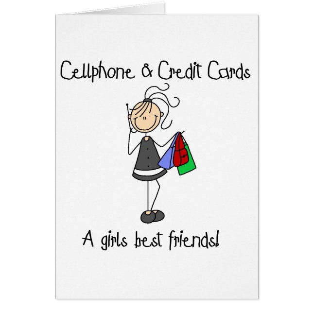 Telemóvel e cartão dos cartões de crédito (Frente)