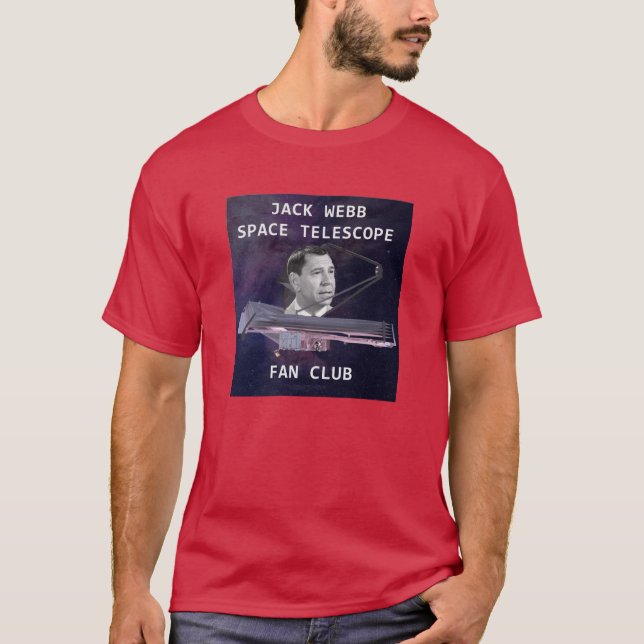 Telescópio espacial Jack Webb T-Shirt (Frente)