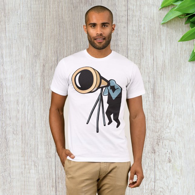Telescópio Mens T-Shirt (Criador carregado)