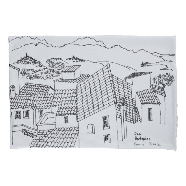 Telhados de Sant'Antonino | Córsega, França (Frente-Esquerda)