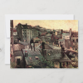 Telhados e tacos de casas de Vincent van Gogh