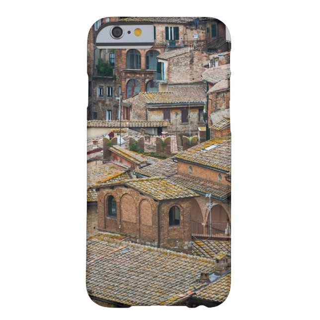 Telhados na capa de telefone do móbil de Siena (Verso)