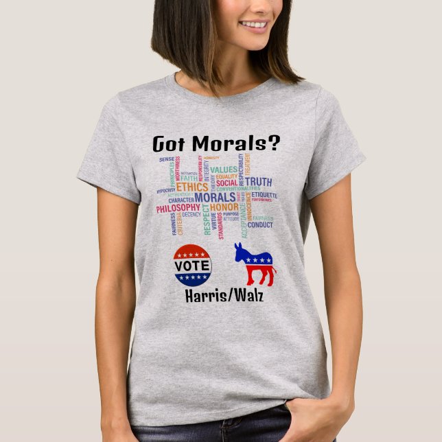 Tem a Moral? Camiseta (Frente)