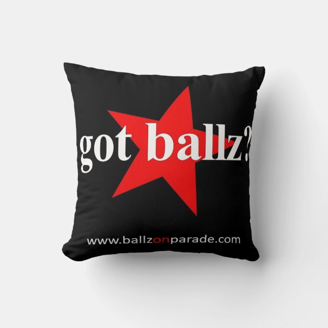 Tem Ballz? Almofada (Frente)