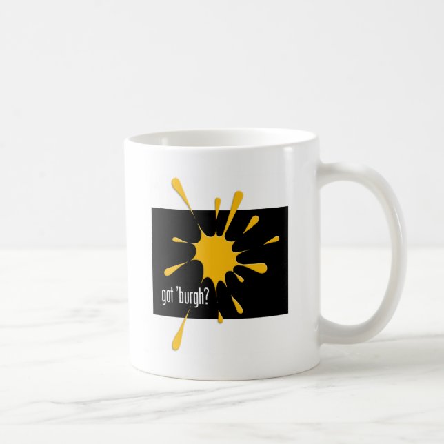 tem burgh? caneca de café (Direita)