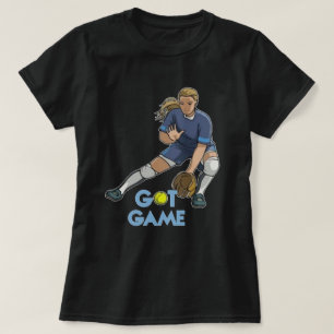 Tem Camisa De Softball De Jogo