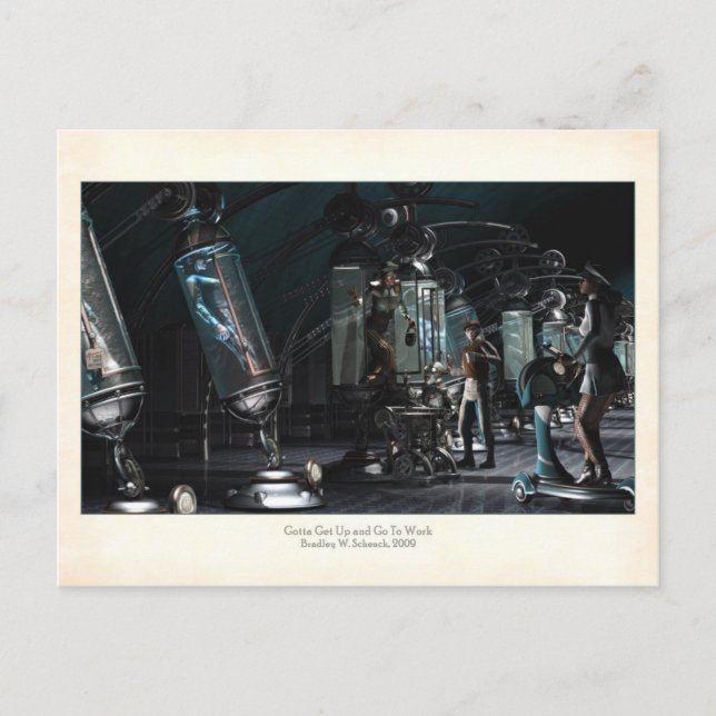 Tem De Levantar-Se E Ir Para O Cartão Postal De Tr (Frente)