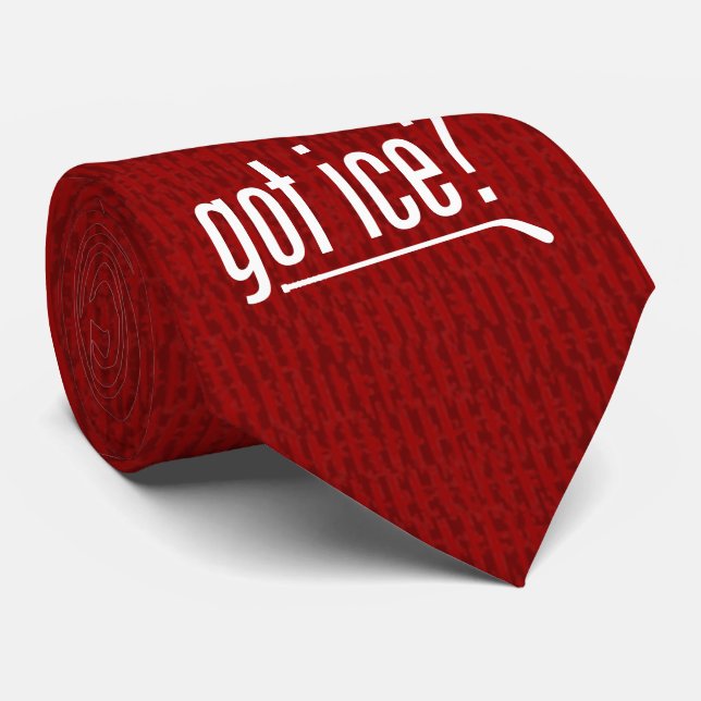 tem gelo? gravata (hóquei) (Rolled)