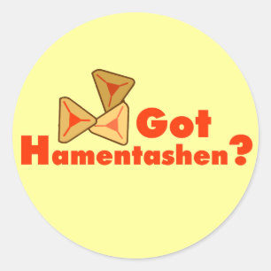 Tem Hamentashen? Adesivos
