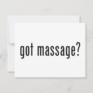 Tem massagem?
