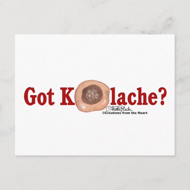 Tem o cartão postal Kolache? (Frente)