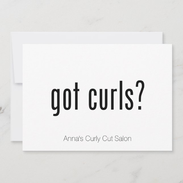 Tem o Curls? (Frente)