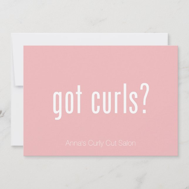 Tem o Curls? (Frente)