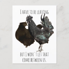 tem que deixar cartão postal