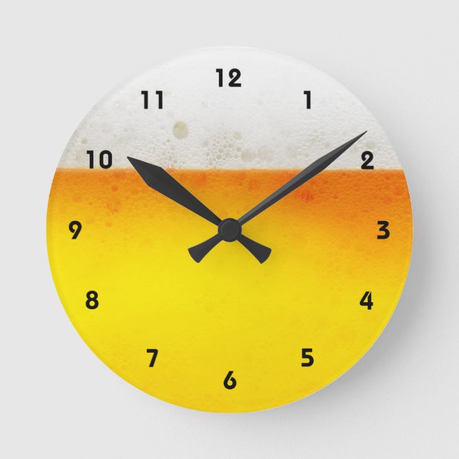 Tem Relógio De Parede De Cerveja (Frente)