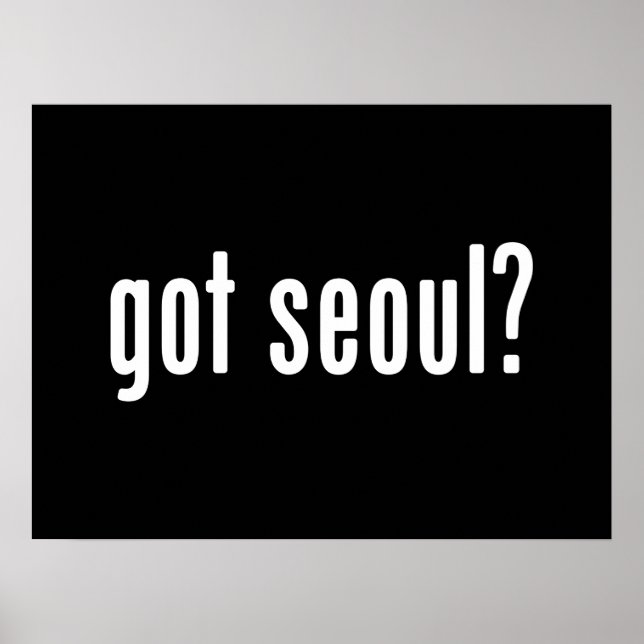 tem seoul? poster (Frente)