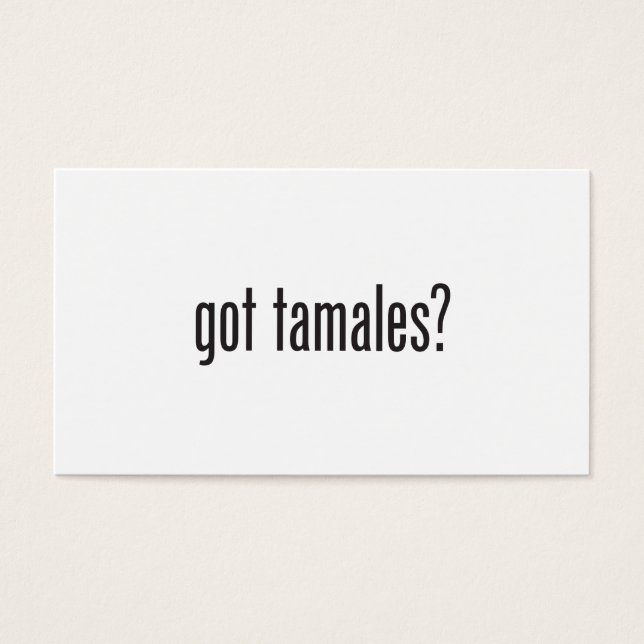 tem tamales (Frente)