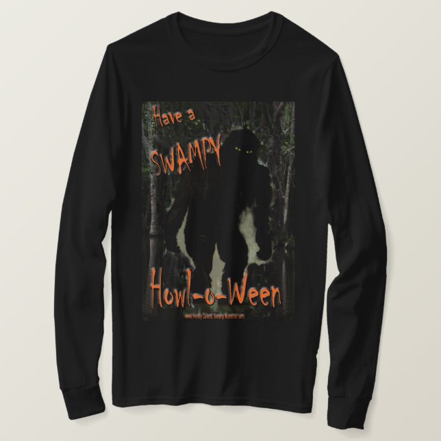 TÊM UMA T-Shirt SWAMPY HOWL-O-WEEN (Frente do Design)