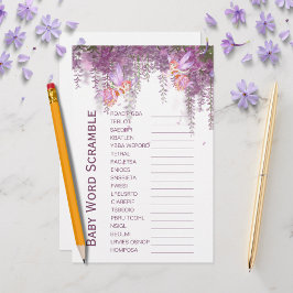 Tema da Fada Mágica Jogo da Palavra do Bebê