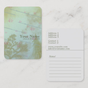 Tema da Flor - Cartão de visita