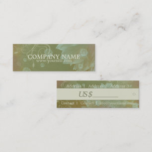 Tema da Flor - Etiqueta de Preço do Produto, Cartã