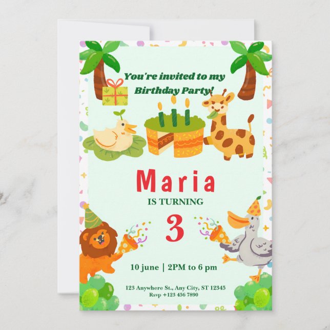 tema da selva (Frente)