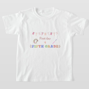 Tema de Arte da Camisa do Primeiro Dia do 5