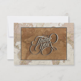 Tema de Aventura Obrigado Cartões