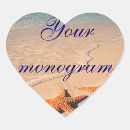 Tema de Casamento de Praia de Starfish Etiquetas d