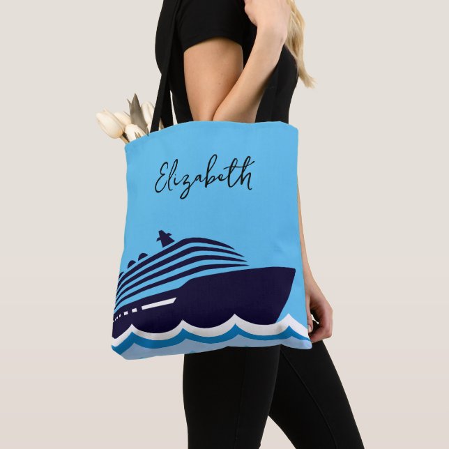 Tema de Cruise Personalizado Tote Bag (Close Up)