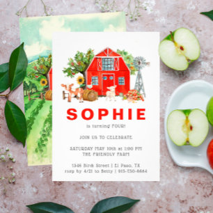 Tema de fazenda   CONVITE DE ANIVERSÁRIO