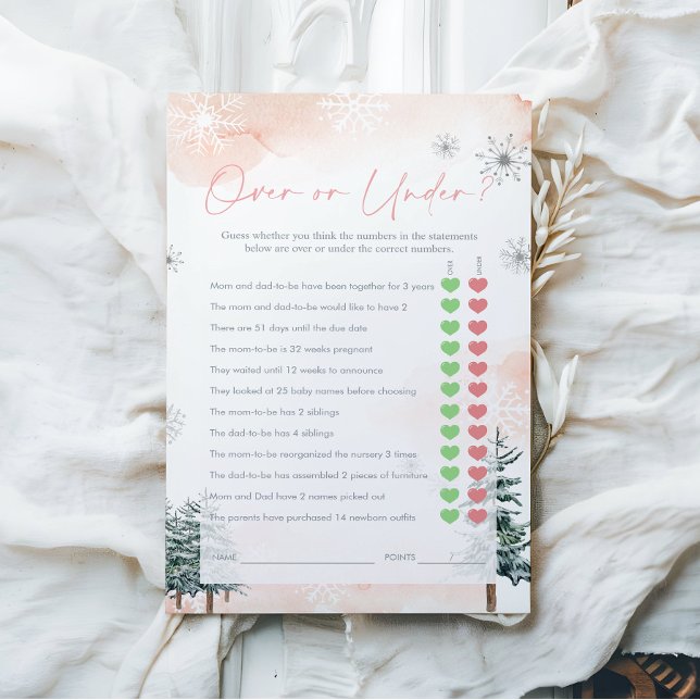 Tema de inverno de jogos com Chá de fraldas superi (Criador carregado)