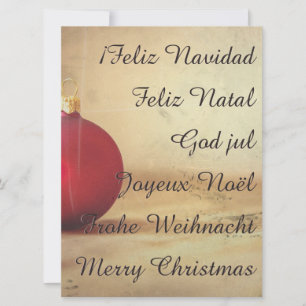 Tema de Natal com bola de Natal