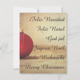 Tema de Natal com bola de Natal