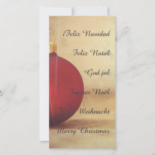 Tema de Natal com bola de Natal