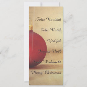 Tema de Natal com bola de Natal