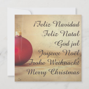 Tema de Natal com bola de Natal