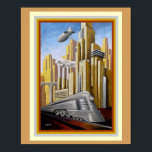Tema Deco Metropolis Poster 16 x 20<br><div class="desc">Estilo Art Deco Metropolis poster 16 x 20</div>