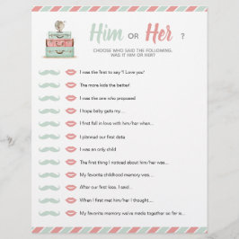 Tema do Chá Bebida Bridal Ele ou Seu Jogo