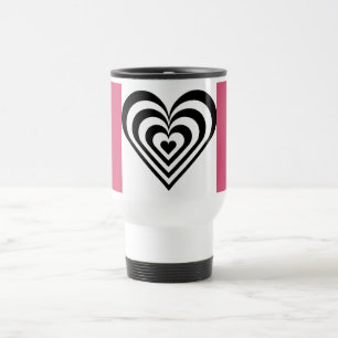 Tema do Coração - Caneca Rosa