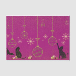 Tema do gato com papel de tecido presente, Gatito