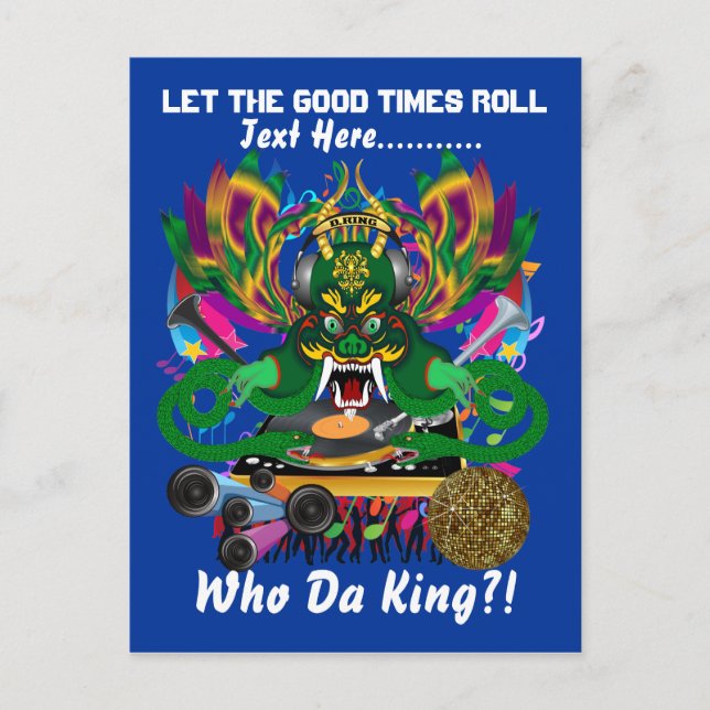 Tema do Partido Mardi Gras Por Favor Ver Notas (Frente)