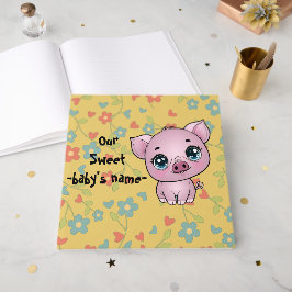 Tema do Piglet Novo Livro de Convidados do Bebê