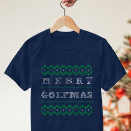 Tema Golf Feliz Golfmas Feriado T-Shirt