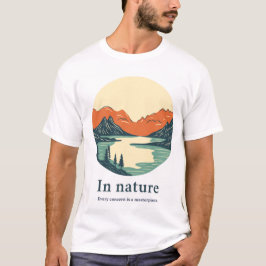 Tema natural da camisa