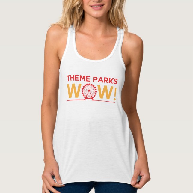 Tema Parks Uau!  Tank Top Uau! (Frente)