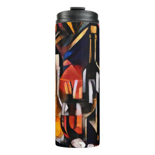 Temas do vinho Cubismo: Garrafas e Uvas
