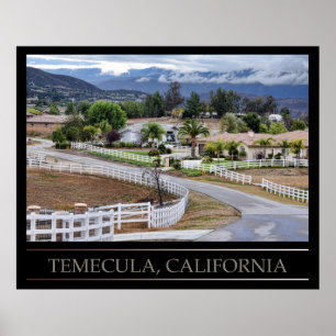 Temecula, Poster da Califórnia