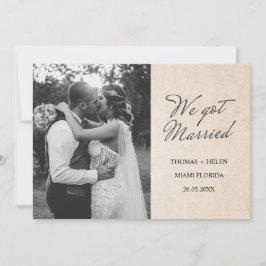 Temos o anúncio do casamento