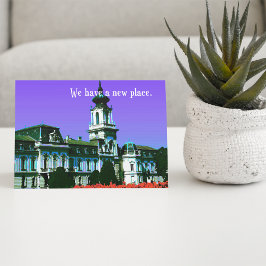 "Temos um novo lugar" Modelo de lançamento